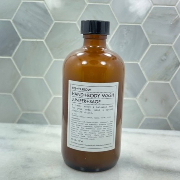 FIG+YARROW -Organic Hand+Body Washes Juniper+Sage - Picture 1 of 1